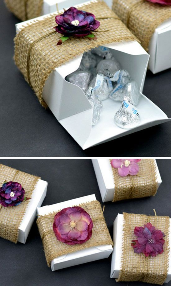 Burlap Favors